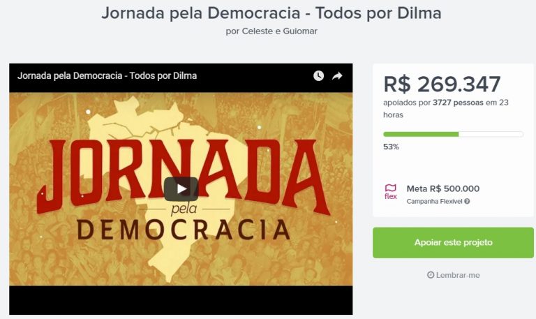 Uma vaquinha pela “democracia”: Dilma quer ganhar milhas